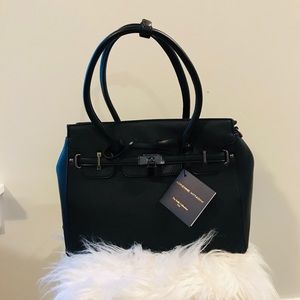 Adrienne Vittadini Kelly Birkin Satchel